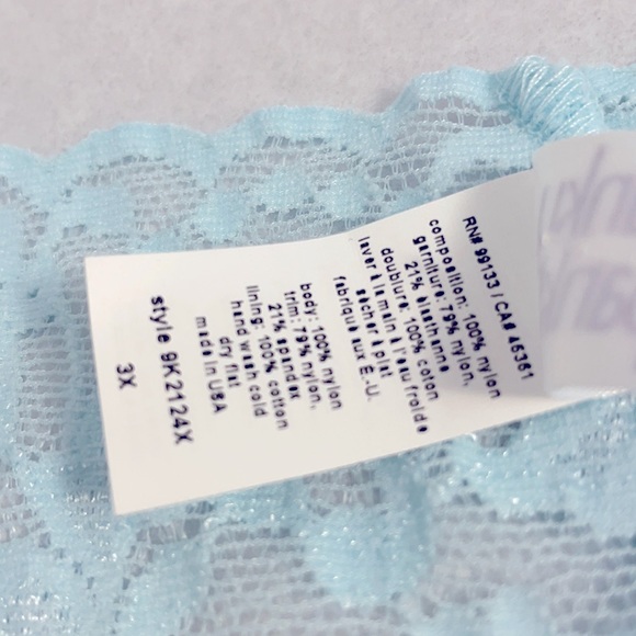 Hanky Panky Plus Sized Lace V-Kini New w/tags 3X - Picture 7 of 9